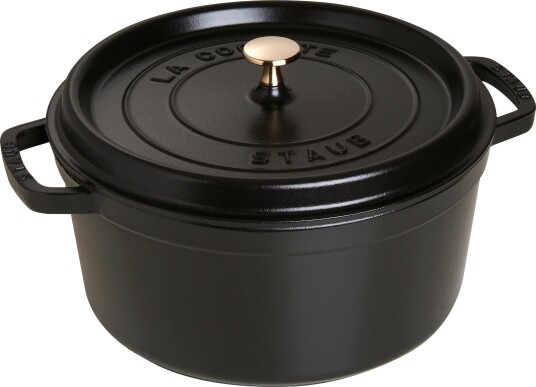 Staub Rund gryte 6,7 L Sort 1721248-07-0 1721248-02-0 Staub Rund gryte 6,7 L Sort 1721248-07-0 1721248-02-0