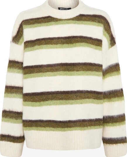Gina Tricot Stripe Chunky Knitted Sweater MULTI STRIPE (6163) XS
