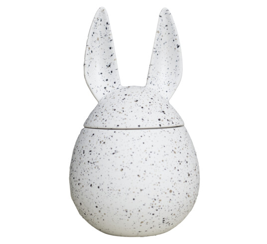 Dbkd Eating Rabbit krukke white dot ø11,5cm h20cm
