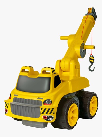 Big Power Worker Maxi Crane Kranbil 3 År Gult