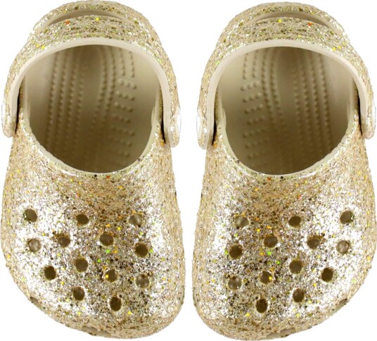 Crocs Sandaler Den lille er Chunky Glitter Sandstein Crocs 17/19 Sandals