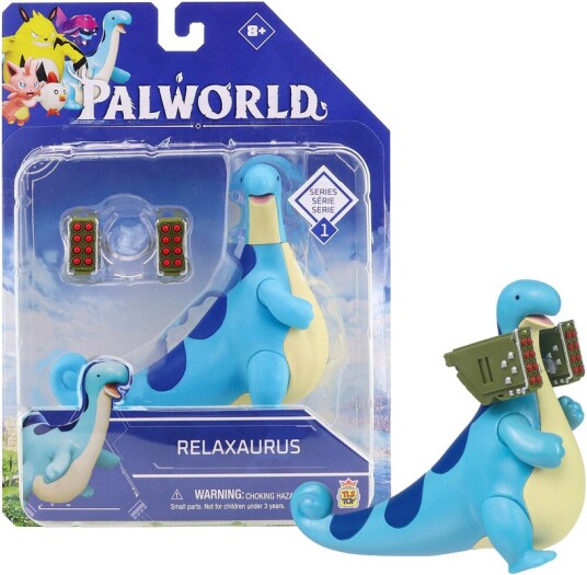 PALWORLD  Articulated 4" Action Figure  Relaxaurus