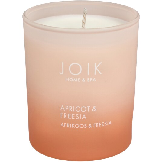Joik Organic Scented Candle Apricot & Fresia 150 g