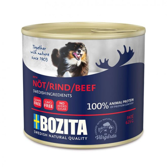 Bozita Biff Paté 625 g med vitaminsupplement for hund