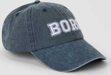 Borg Washed Bold Logo Caps Mørkeblå Blue One Size