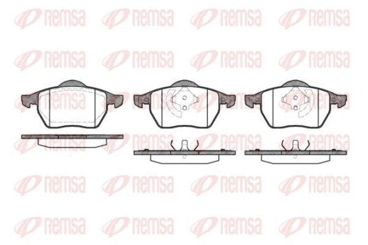Bremseklosser REMSA 0390.20 Bremseklosser REMSA 0390.20