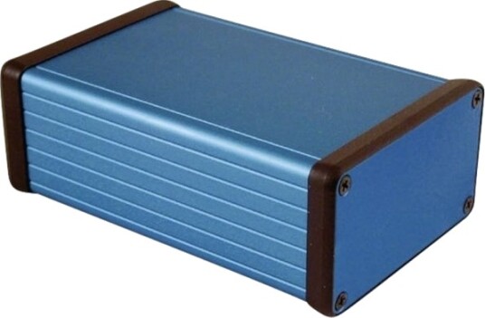 Hammond Electronics 1455K1201bu Universalkabinet 120 X 78 X 43 Aluminium Blå 1 Stk