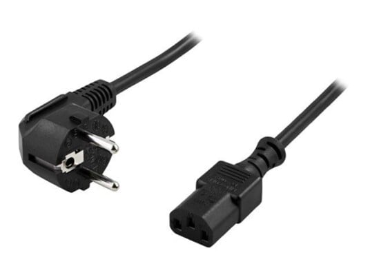 PowerWalker strømkabel - CEI 23-16 / CEE 7/4 / CEE 7/7 / CEE 7/16 til IEC 60320 C13