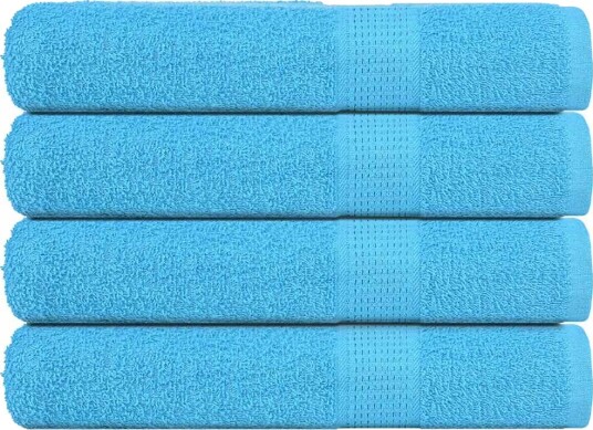 vidaXL Håndklær FROGN 4 stk turkis 100x200 cm 360 gsm vidaXL Håndklær FROGN 4 stk turkis 100x200 cm 360 gsm