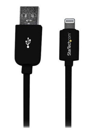 StarTech 2m Lightning til USB Kabel for Apple iPhone/iPad/iPod - Svart