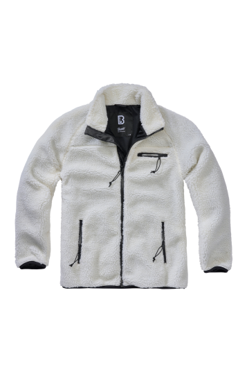 Brandit Teddyfleece Jakke Hvit Brandit Teddyfleece Jakke Hvit