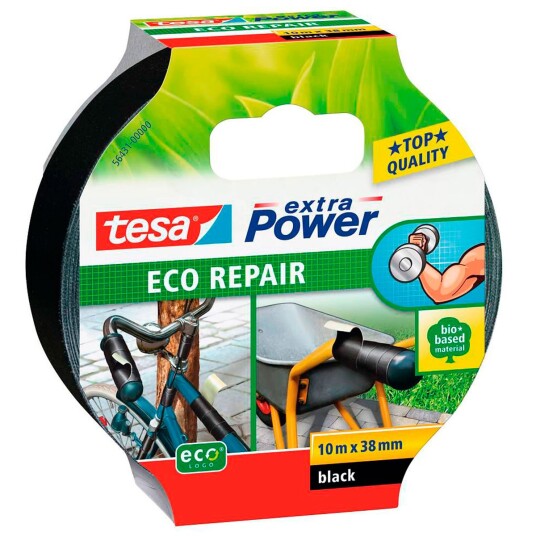 Tesa Reparasjonstape Ekstra Power Eco 38mm 10m Svart