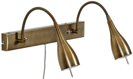 Tanum Duo Vegglampe Bredde 40 Cm Oksidert Tanum Duo Vegglampe Bredde 40 Cm Oksidert