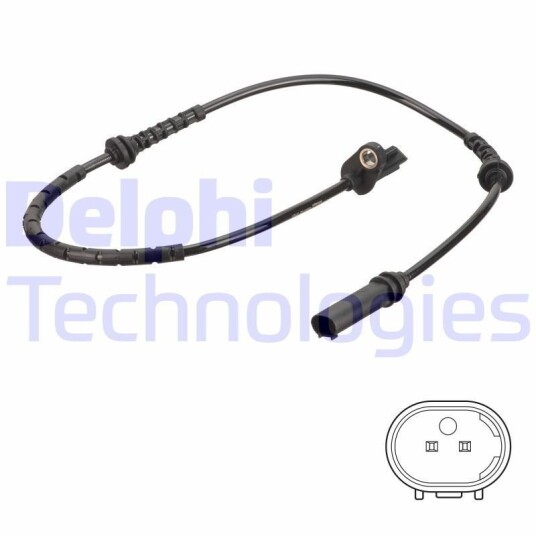 Sensor, ABS DELPHI SS20792