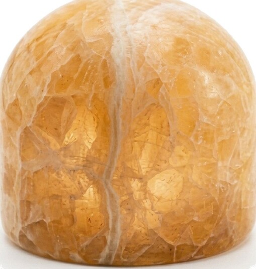 MARBLE bordlys soft shape L beige marmor
