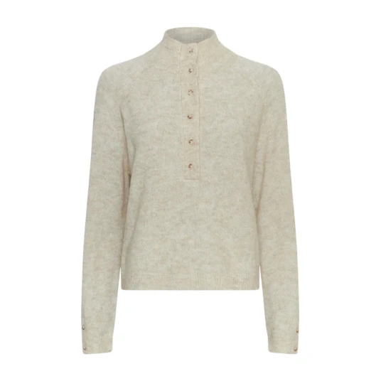 Moss Copenhagen Dame Strikkevarer Beige L/XL, Moss Copenhagen Dame Strikkevarer Beige L/XL,