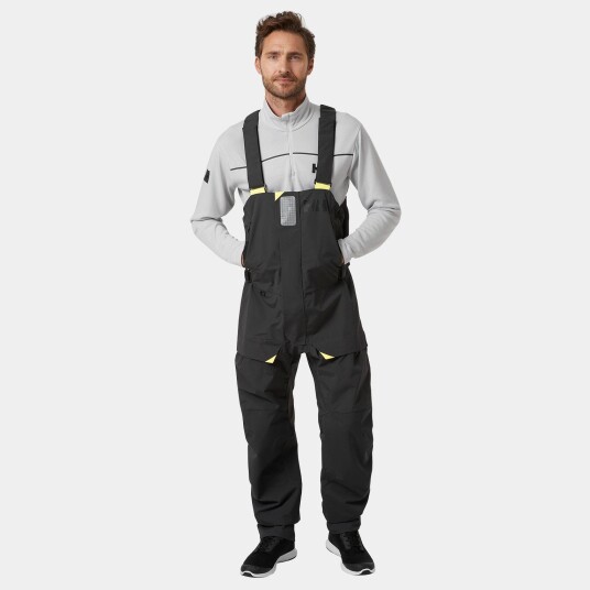 Helly Hansen Herre Skagen Offshore Seilerbukser Med Seler Grå M