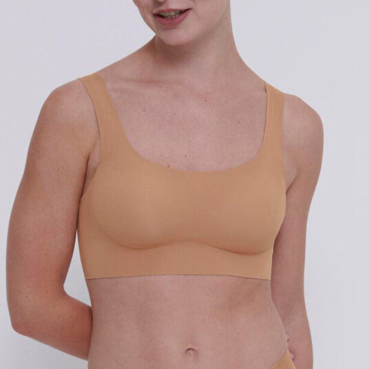 Sloggi BH ZERO Feel 2 0 Top Beige XX-Large Dame Sloggi BH ZERO Feel 2 0 Top Beige XX-Large Dame