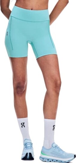 On Performance Tights Short Dame Aquamarine L