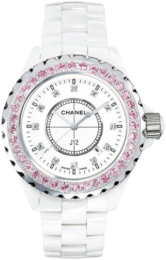 Chanel Dameklokke H2010 J12 Hvit/Keramik Ø33 mm
