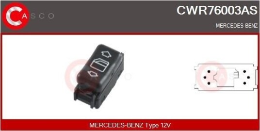 Bryter vindusheis CASCO CWR76003AS