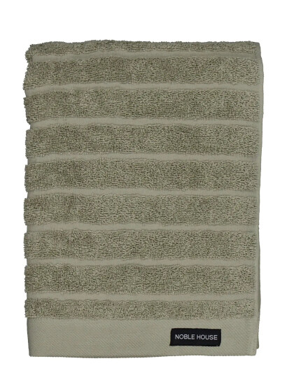 Noble House Frotté Handduk Season L.grön 70X130 - Khaki green - 70X130CM