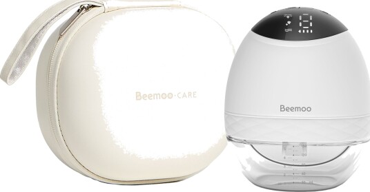Beemoo CARE Wearable LED Elektrisk Brystpumpe Singel inkl. Oppbevaringsveske