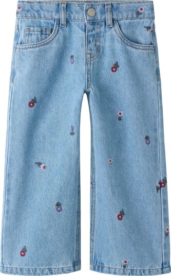 Name It Nmfrose Wide Emb Jeans 4711 Za Blue 98