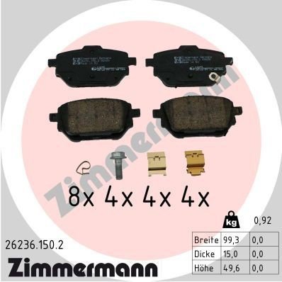 Bremseklosser ZIMMERMANN 26236.150.2