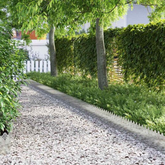 vidaXL Plenkanter 20 pcs sølv 103 x 0,05 x 22 cm Galvanisert Stål