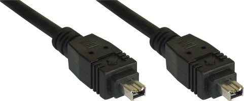 Inline Firewire M M 3M Sort 3 M 4 P 4 P Hankjønn/Hankjønn 1 Stykker