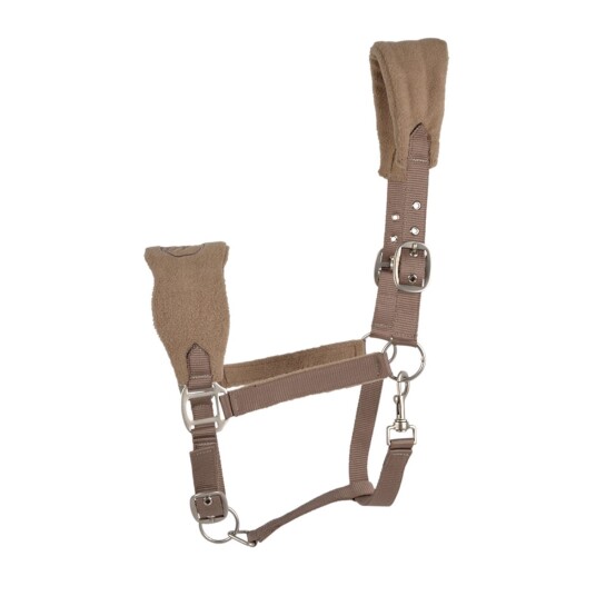Hansbo Sport halter Emma Fleece Taupe (Ponny) Hansbo Sport halter Emma Fleece Taupe (Ponny)