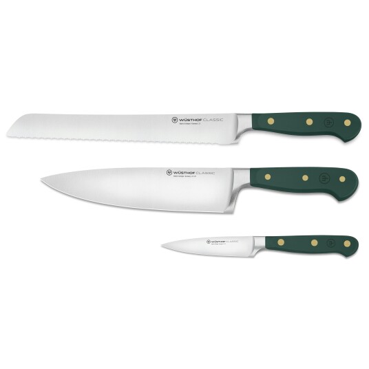 Wüsthof Classic Colour Startsett Med 3 Kniver Fresh Rosmary Wüsthof Classic Colour Startsett Med 3 Kniver Fresh Rosmary