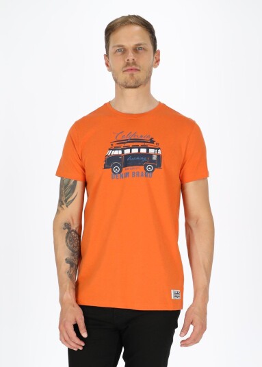 Denim Factory Surfer Van Tee Orange 3xl T-Shirts