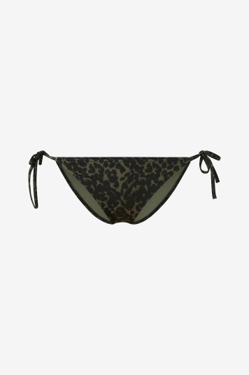 Calvin Klein Underwear - Bikiniunderdeler String Side Tie-print - Grønn