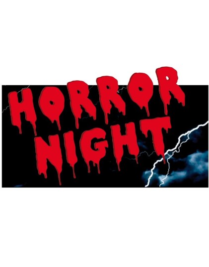 Horror Night 30x55 cm PVC Veggdekorasjon Zombie Horror