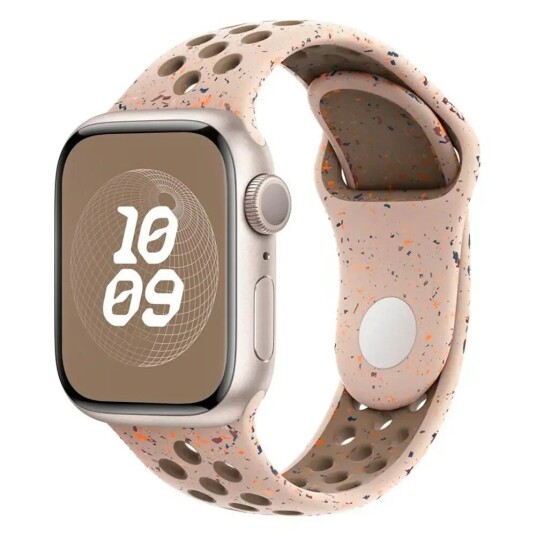 Apple Watch (42/44/SE/45/49mm) Silikonrem Lippa FLOUR - Beige Apple Watch (42/44/SE/45/49mm) Silikonrem Lippa FLOUR - Beige