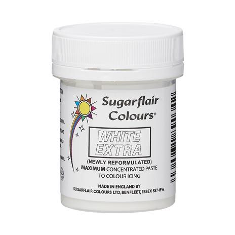 Sugarflair  Max Concentrate Pastafarge White Extra 42g 