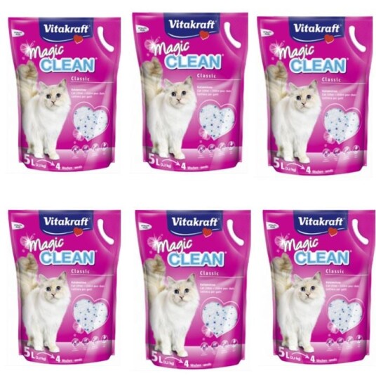Vitakraft 6X Cat Litter Magic Clean 5L Vitakraft 6X Cat Litter Magic Clean 5L