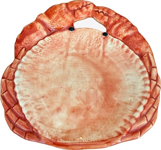 Caja Company Crab Plate - RED - 17X17 cm.H2 cm