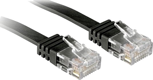 Lindy Rj 45 Cat6 U/Utp Svart 5 M