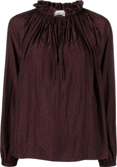 Lanvin Dame Bluser & Skjorter Brun M,