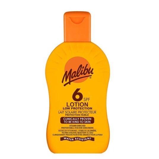 Malibu Solkrem SPF6 200 ml med vitaminrik formel