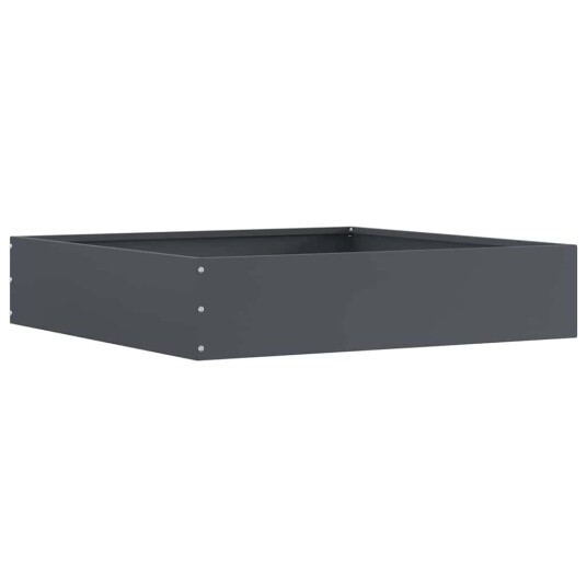 vidaXL Gjerdekant 6 pcs Antrasitt 60 x 60 x 13 cm Stål