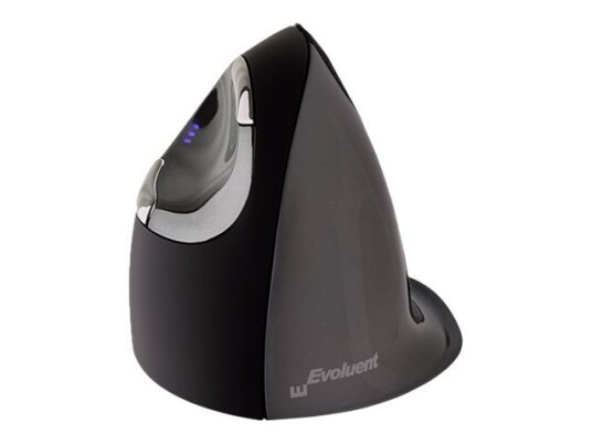 Evoluent VerticalMouse D Large Trådløs Ergonomisk Mus Svart/Sølv Evoluent VerticalMouse D Large Trådløs Ergonomisk Mus Svart/Sølv