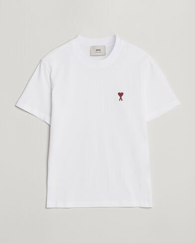 Amì AMI Heart Logo T Shirt White Amì AMI Heart Logo T Shirt White