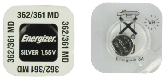 Energizer S??lvoksid SR58 Knappecellebatterier - Type 362/361 - 10 stk