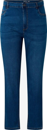 Noisy May Curve Jeans nmCallie HW Jeans Curve Blå