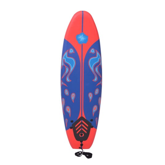 Surfebrett blå og rød 170 cm 91258 Surfebrett blå og rød 170 cm 91258