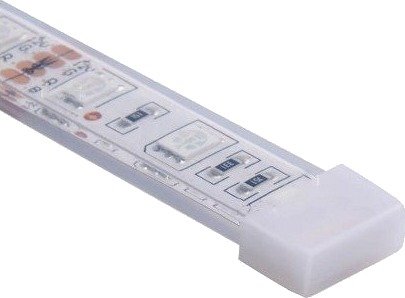 Silikon endestykke til LED strip 12mm IP67 & IP68 Silikon endestykke til LED strip 12mm IP67 & IP68